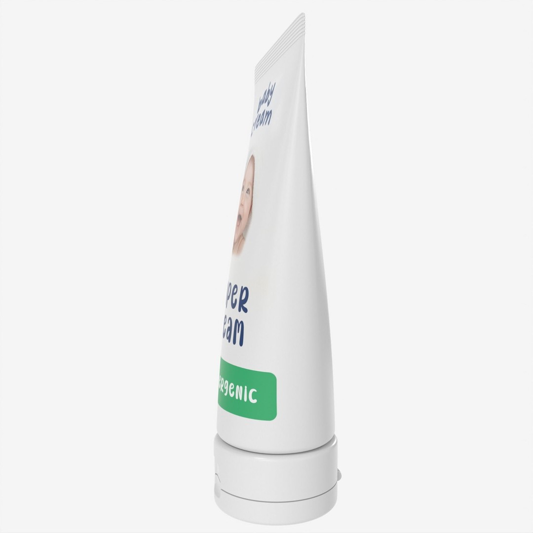 Baby Cream 3D Model – High Poly PBR Asset, FBX, OBJ - View 28