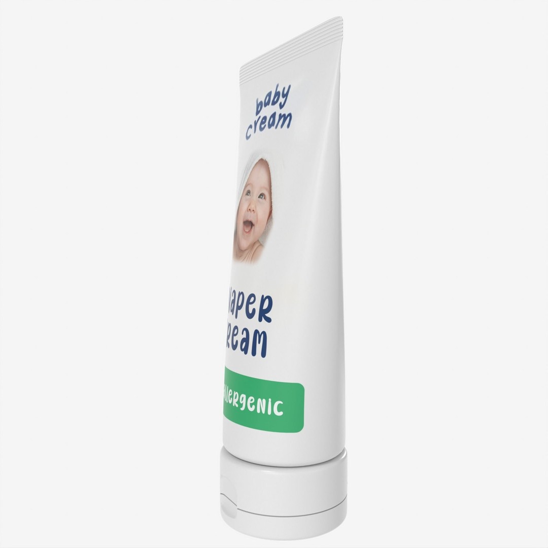 Baby Cream 3D Model – High Poly PBR Asset, FBX, OBJ - View 29