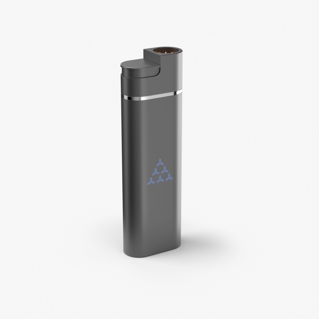 Metal Gas Lighter 3D Model – High Poly PBR Asset, FBX/OBJ - View 30
