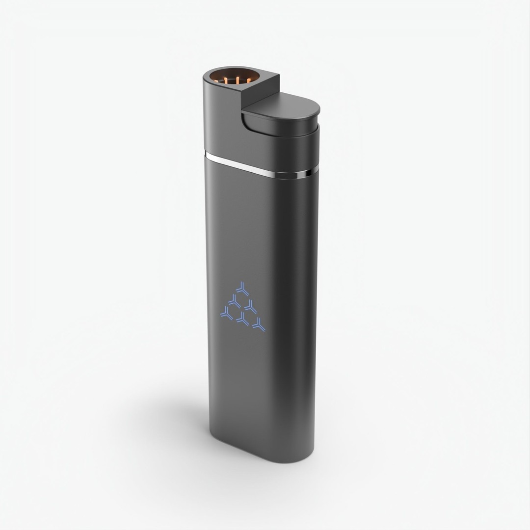 Metal Gas Lighter 3D Model – High Poly PBR Asset, FBX/OBJ - View 6