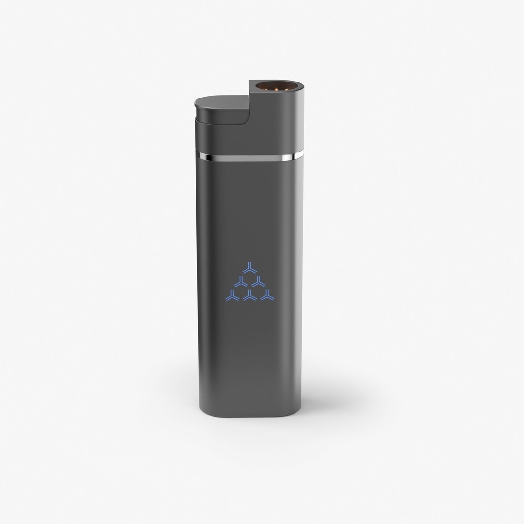 Metal Gas Lighter 3D Model – High Poly PBR Asset, FBX/OBJ - View 8