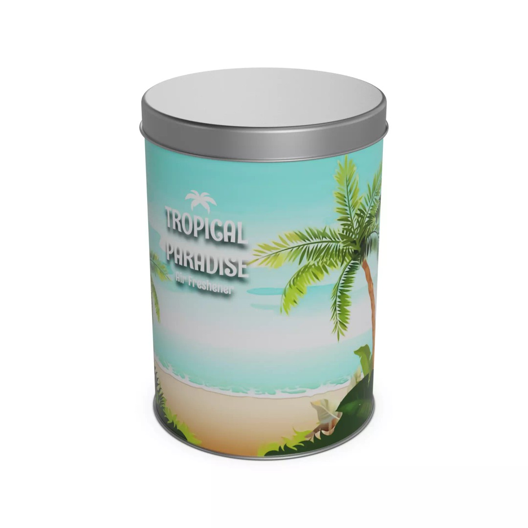 Air Freshener 3D Model – Low Poly Tropical Paradise, FBX - View 2