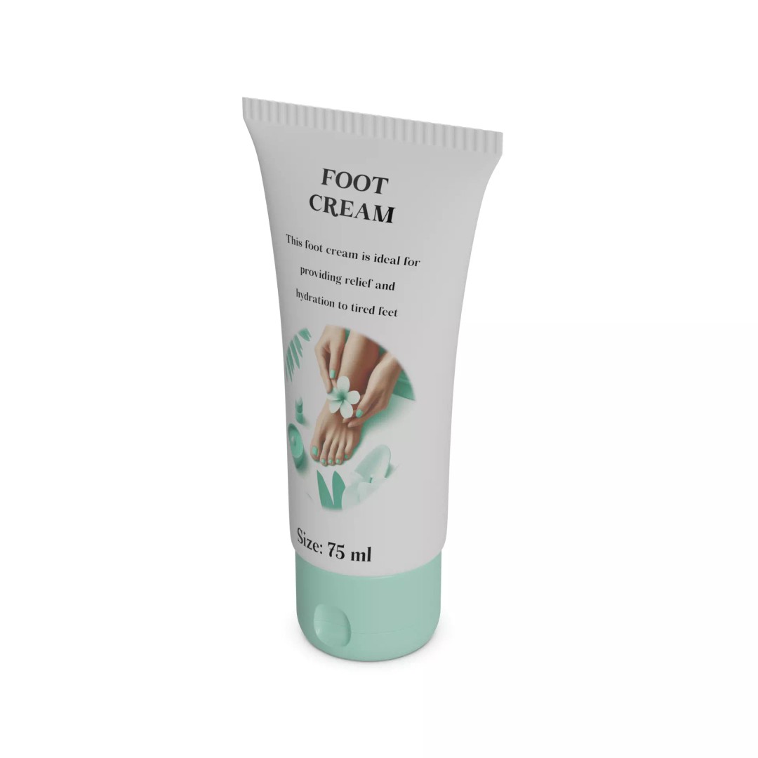 Foot Cream 3D Model – Realistic PBR Asset, FBX Format - View 2