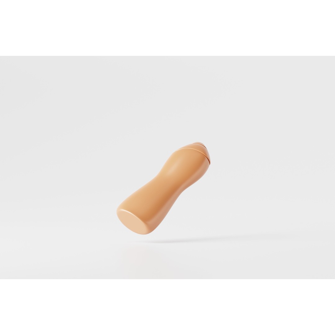 Detergent Bottle 3D Model – Low Poly Household Packaging, FBX, OBJ - View 3