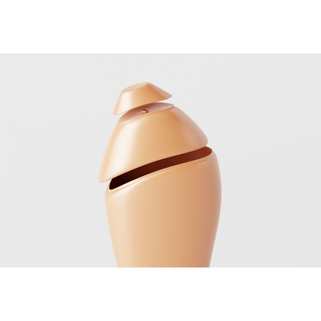 Detergent Bottle 3D Model – Low Poly Household Packaging, FBX, OBJ - View 6