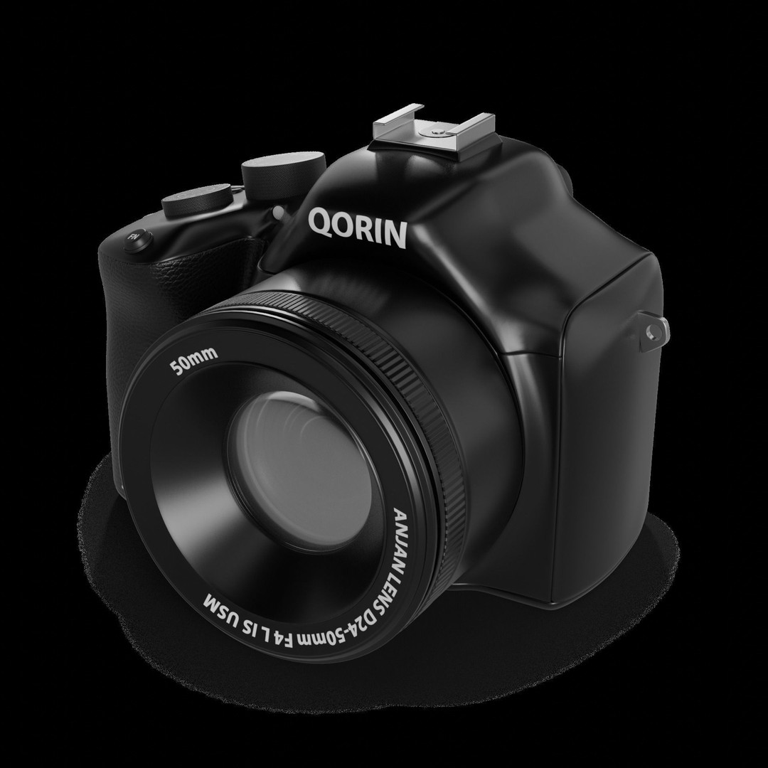Digital Camera 3D Model – Realistic Low Poly Asset, FBX
