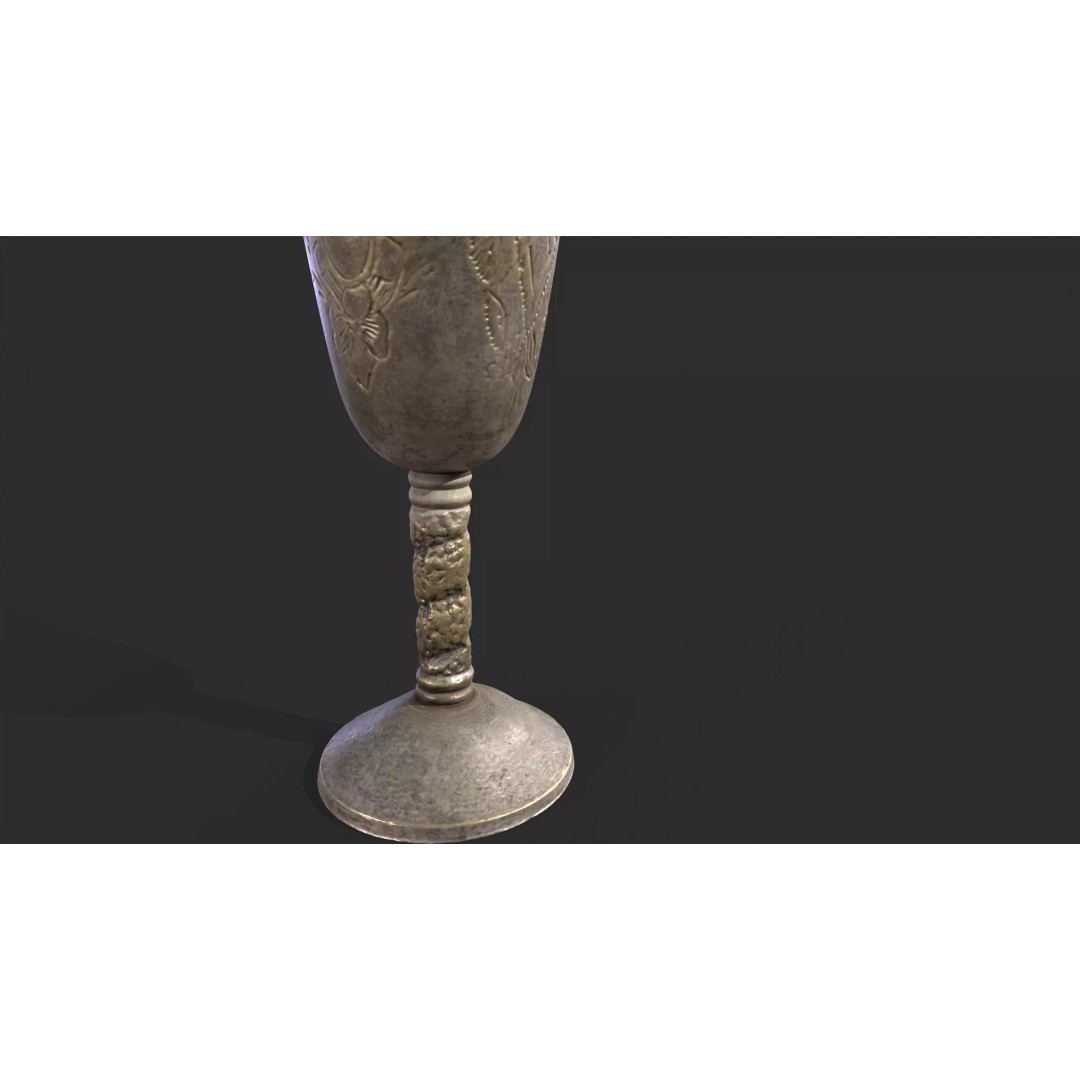 Antique Tableware 3D Model – Low Poly Game Ready Collection, FBX & Blender - View 11