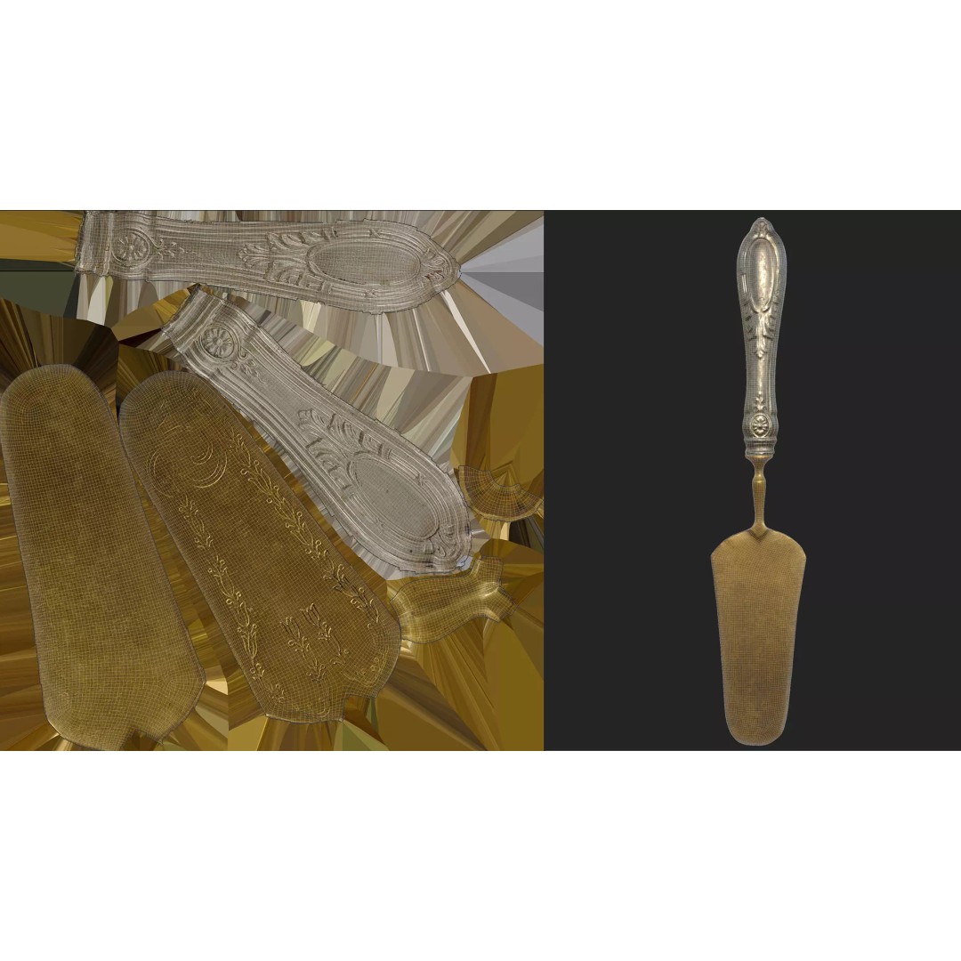 Antique Tableware 3D Model – Low Poly Game Ready Collection, FBX & Blender - View 33