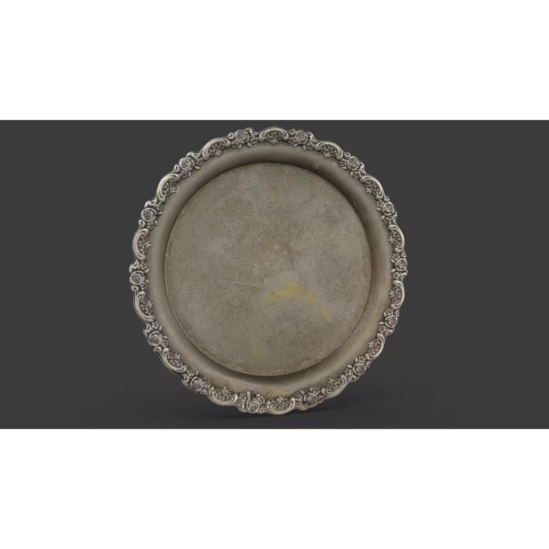 Antique Tableware 3D Model – Low Poly Game Ready Collection, FBX & Blender - View 51