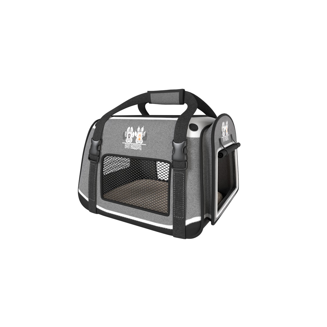 Pet Carrier 3D Model – Realistic Low Poly Game Asset, Blender & FBX - View 12