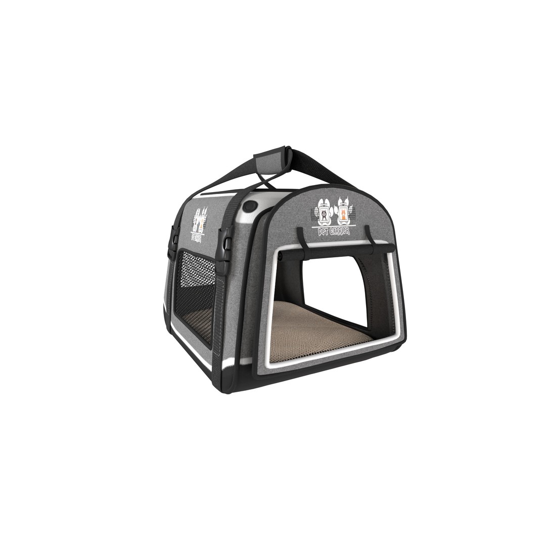 Pet Carrier 3D Model – Realistic Low Poly Game Asset, Blender & FBX - View 13
