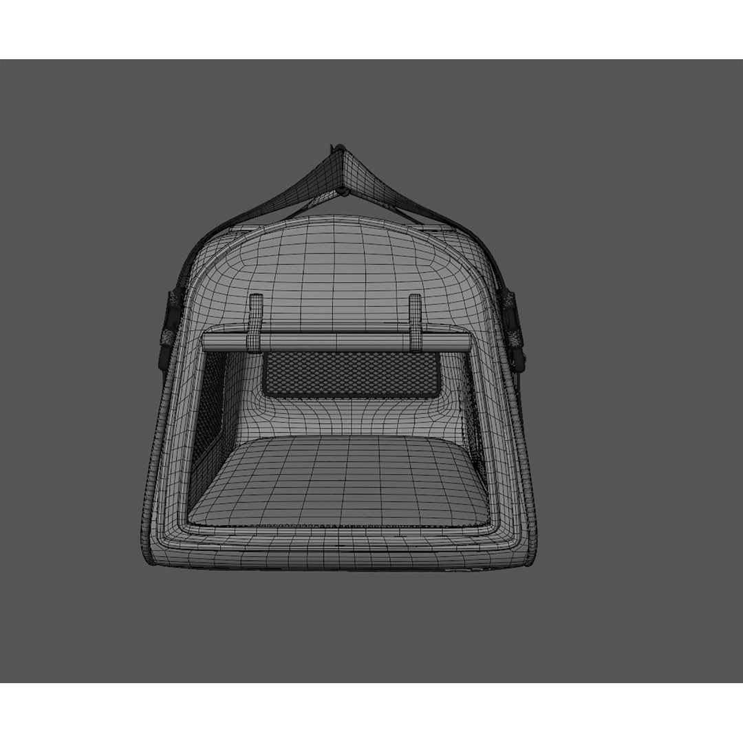 Pet Carrier 3D Model – Realistic Low Poly Game Asset, Blender & FBX - View 20