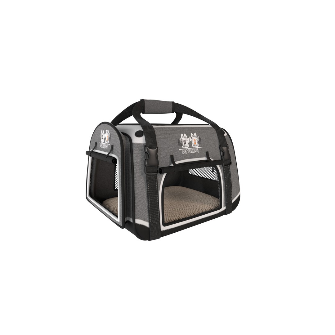 Pet Carrier 3D Model – Realistic Low Poly Game Asset, Blender & FBX - View 4