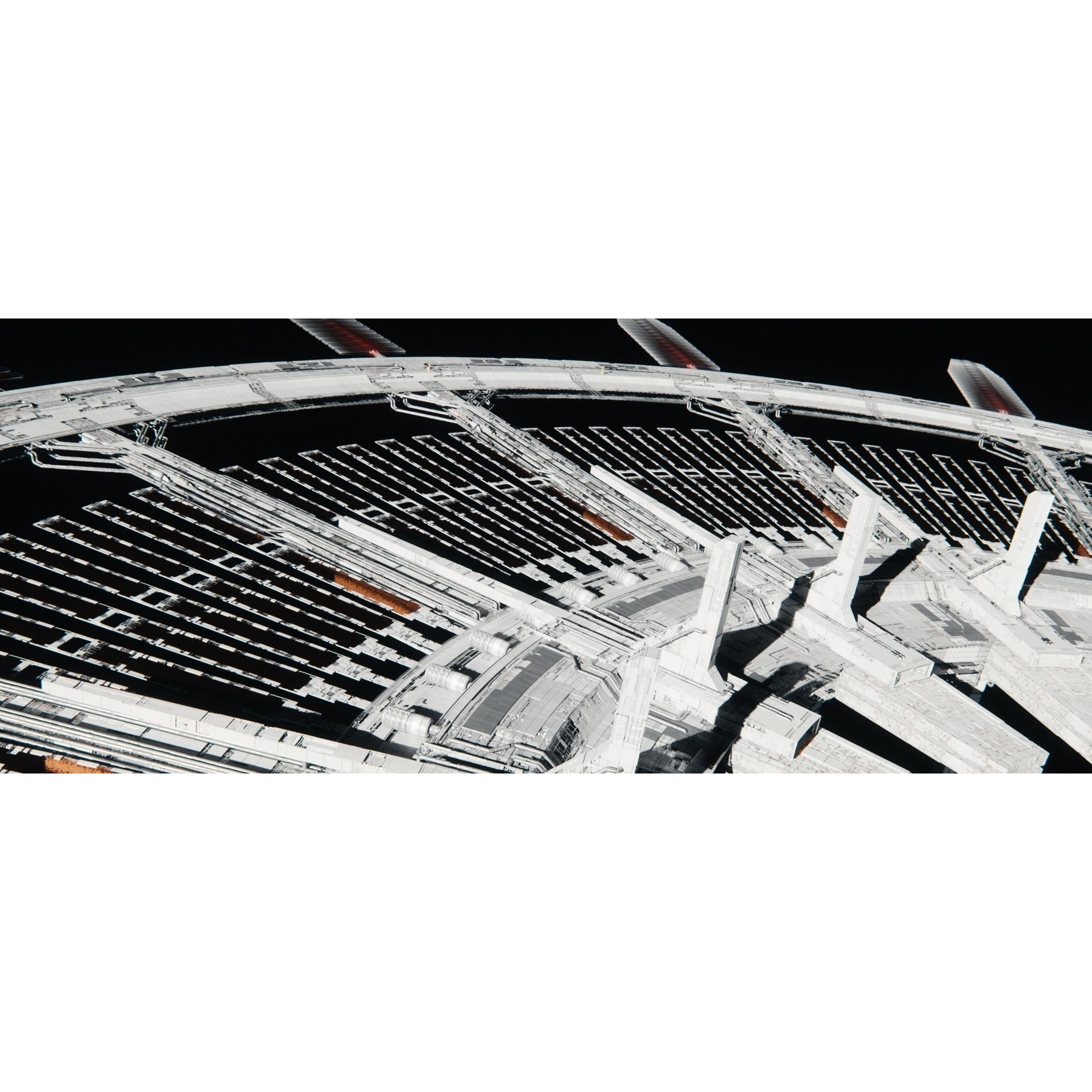 Sci-Fi Orbital Neuronet Array - High Poly 3D Model - View 7