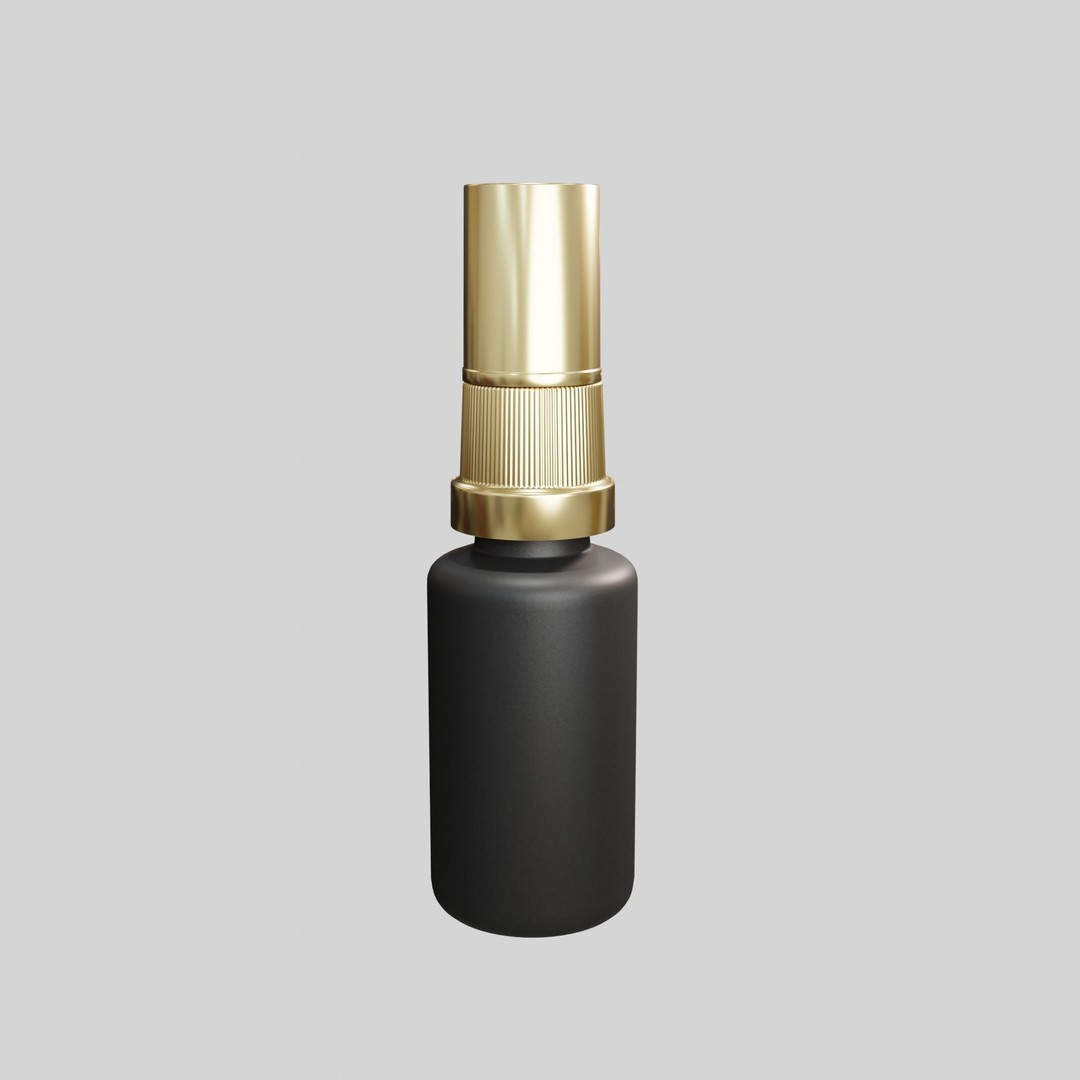Mini Spray Bottle 3D Model – Low Poly Utility for Blender, FBX, OBJ - View 3