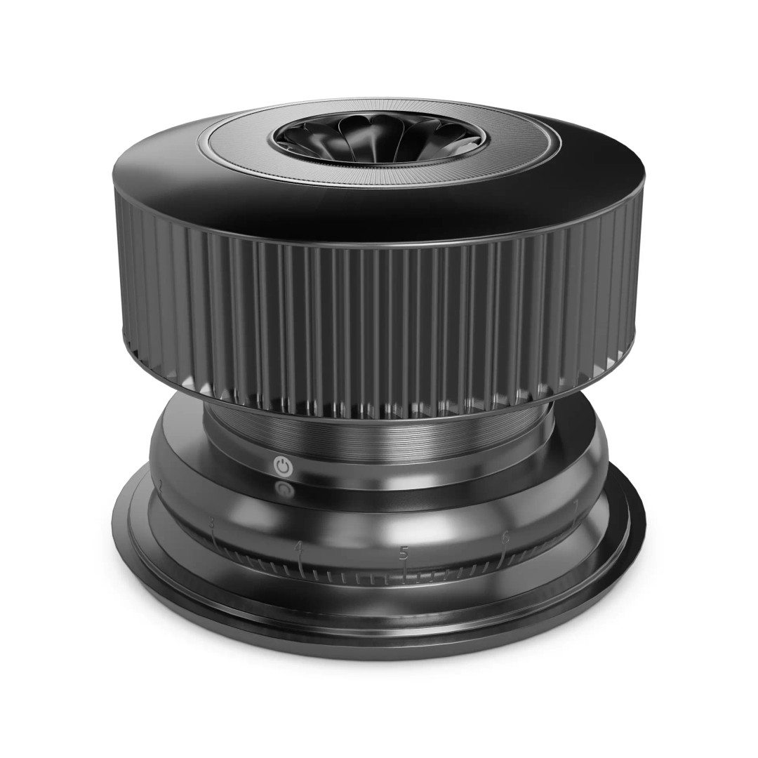 Ionizer 3D Model – Glossy Black & Chrome Kitchen Appliance, FBX
