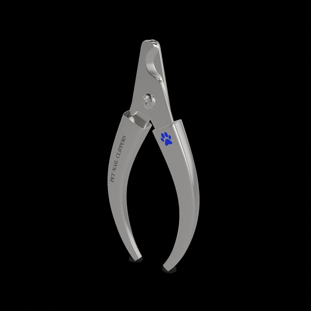 Pet Nail Clippers 3D Model – Realistic Household Accessory, PBR Textures