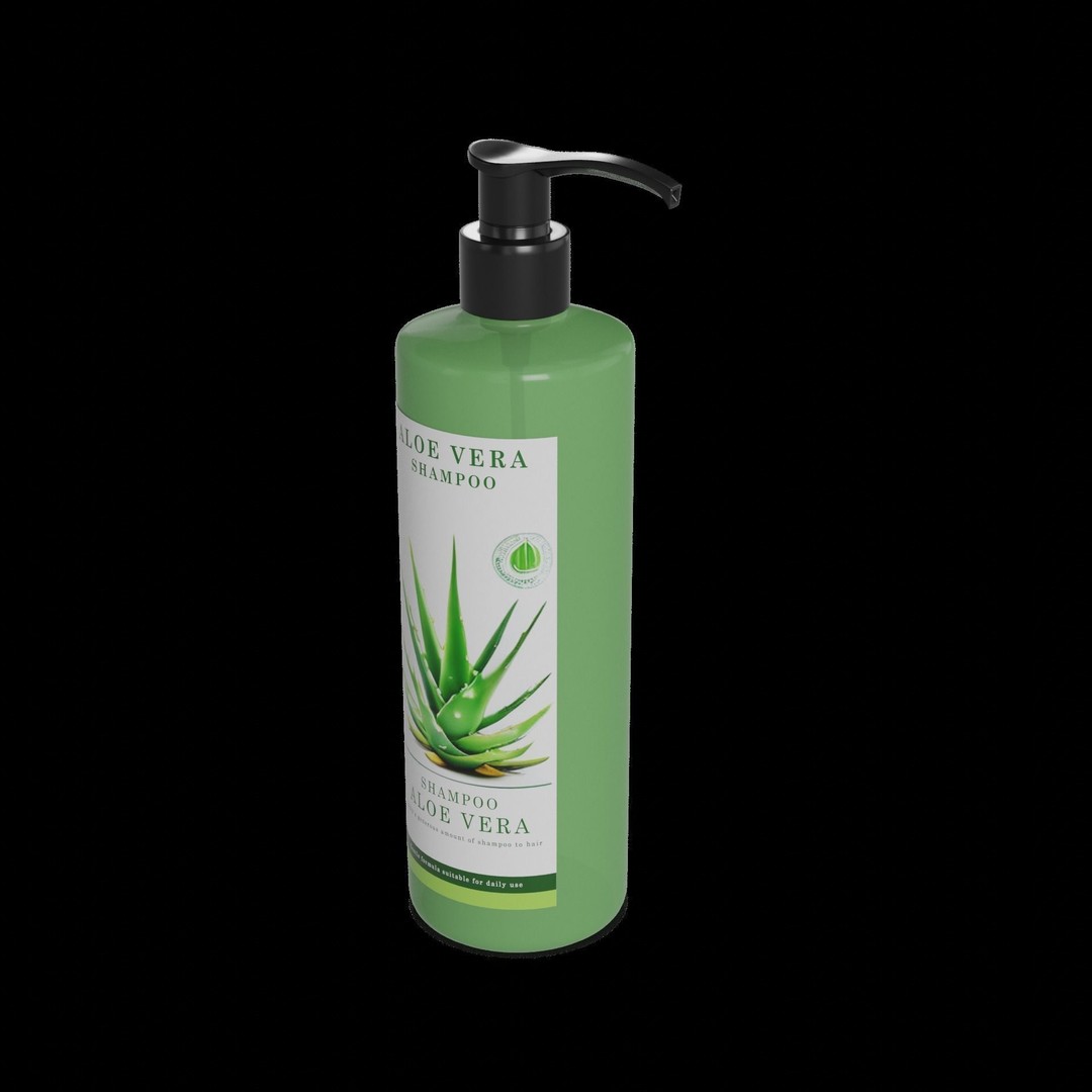 Shampoo 3D Model – Low Poly Game Asset, FBX, PBR Textures