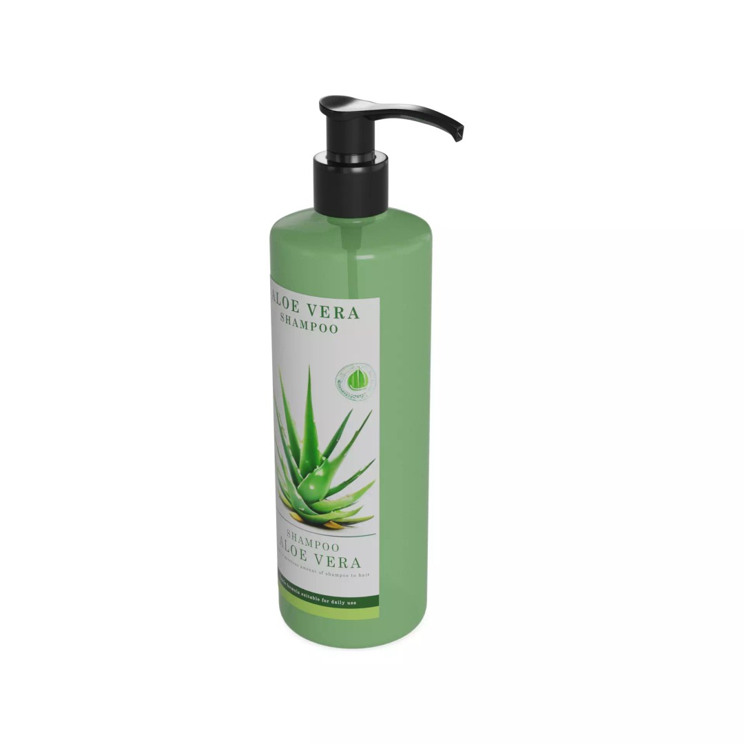 Shampoo 3D Model – Low Poly Game Asset, FBX, PBR Textures - View 2