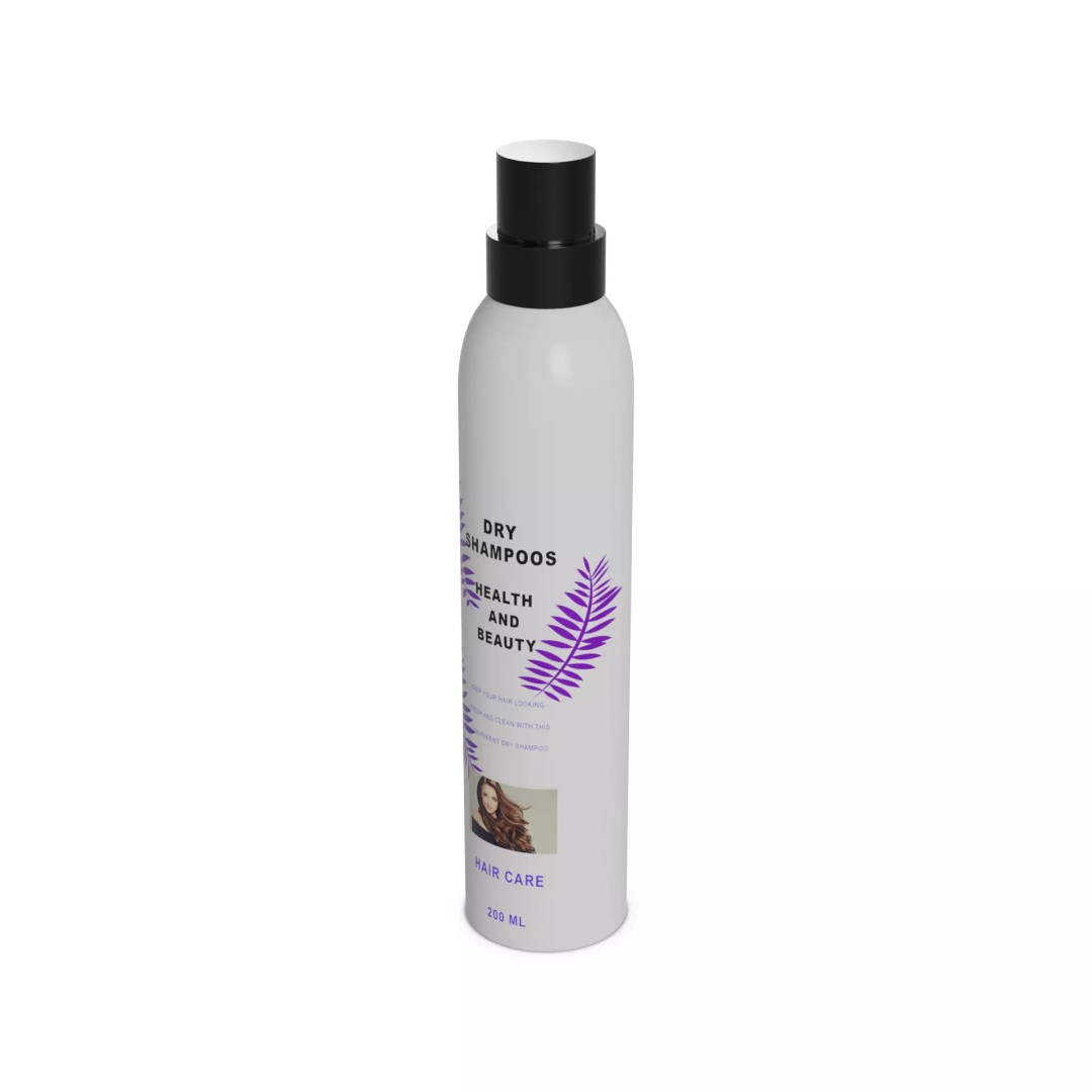 Dry Shampoo 3D Model – Low Poly Household Asset, FBX - View 2