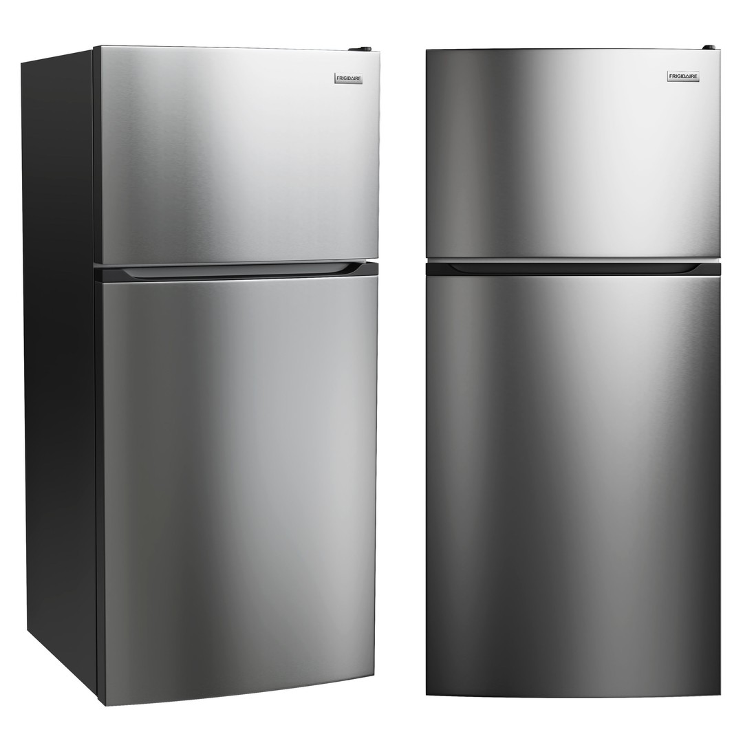 Frigidaire Refrigerator 3D Model – Kitchen Appliance Collection, FBX & OBJ - View 5