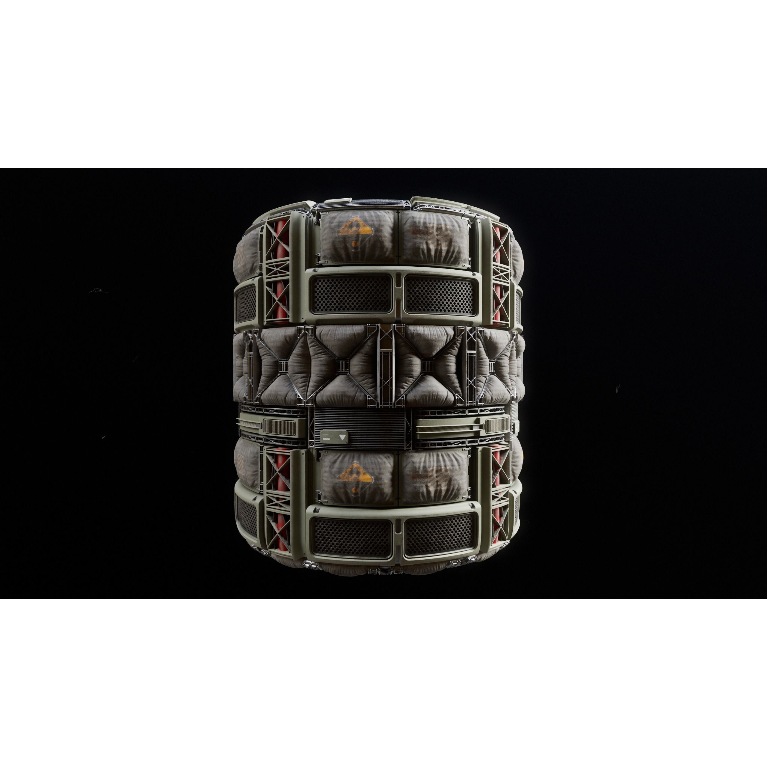 Sci-Fi Industrial Trimsheet Vol 1 - Textures 3D Model - View 7