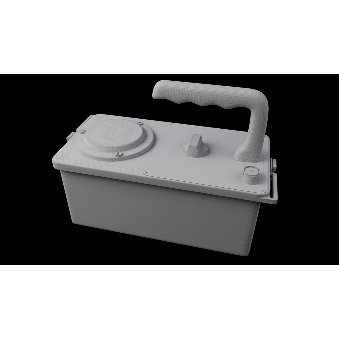 Geiger Counter 3D Model – High Poly PBR Asset, FBX & More - View 11