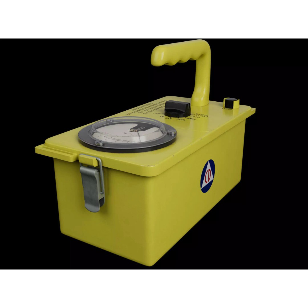 Geiger Counter 3D Model – High Poly PBR Asset, FBX & More - View 2