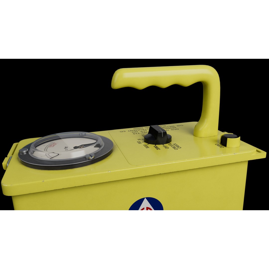 Geiger Counter 3D Model – High Poly PBR Asset, FBX & More - View 6