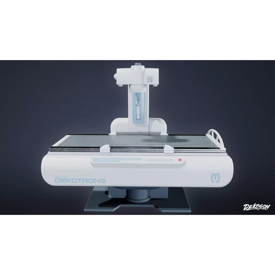 Xray Machine 3D Model – Low Poly Game-Ready Asset, FBX - View 2
