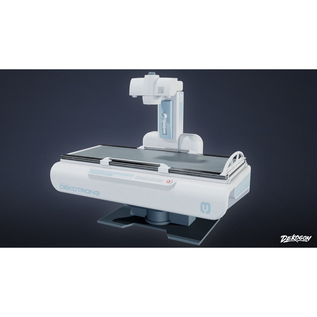 Xray Machine 3D Model – Low Poly Game-Ready Asset, FBX - View 3