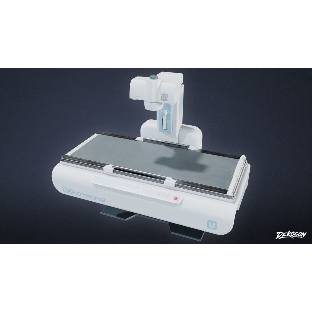 Xray Machine 3D Model – Low Poly Game-Ready Asset, FBX - View 6