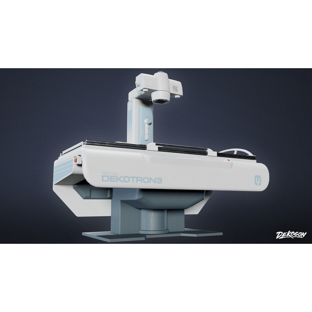 Xray Machine 3D Model – Low Poly Game-Ready Asset, FBX - View 7