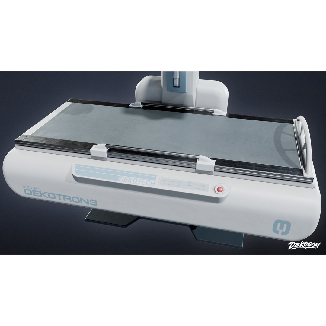 Xray Machine 3D Model – Low Poly Game-Ready Asset, FBX - View 9