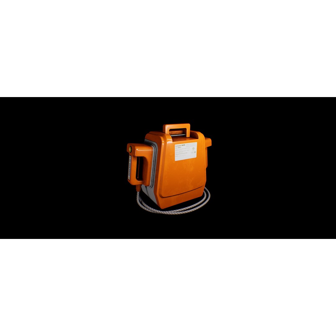 Defibrillator 3D Model – Game Ready Low Poly PBR Asset, FBX - View 8