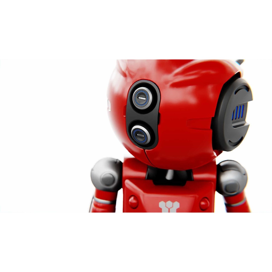 Industrial Bot V-2 3D Model – Rigged Sci-Fi Character, FBX, OBJ - View 14