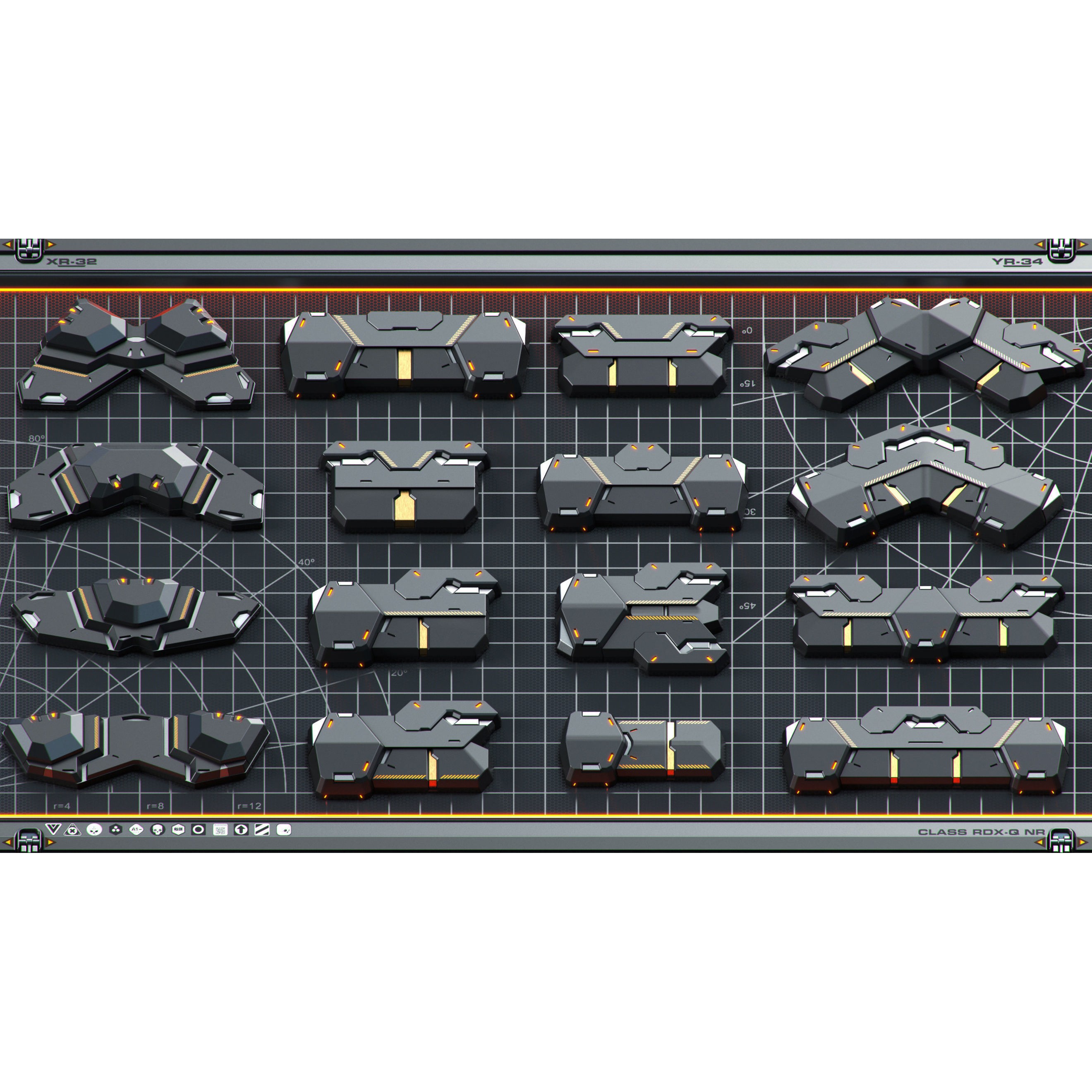 SPACESHIP Sci-Fi Hard Surface Kitbash - Game-Ready 3D Model - View 16