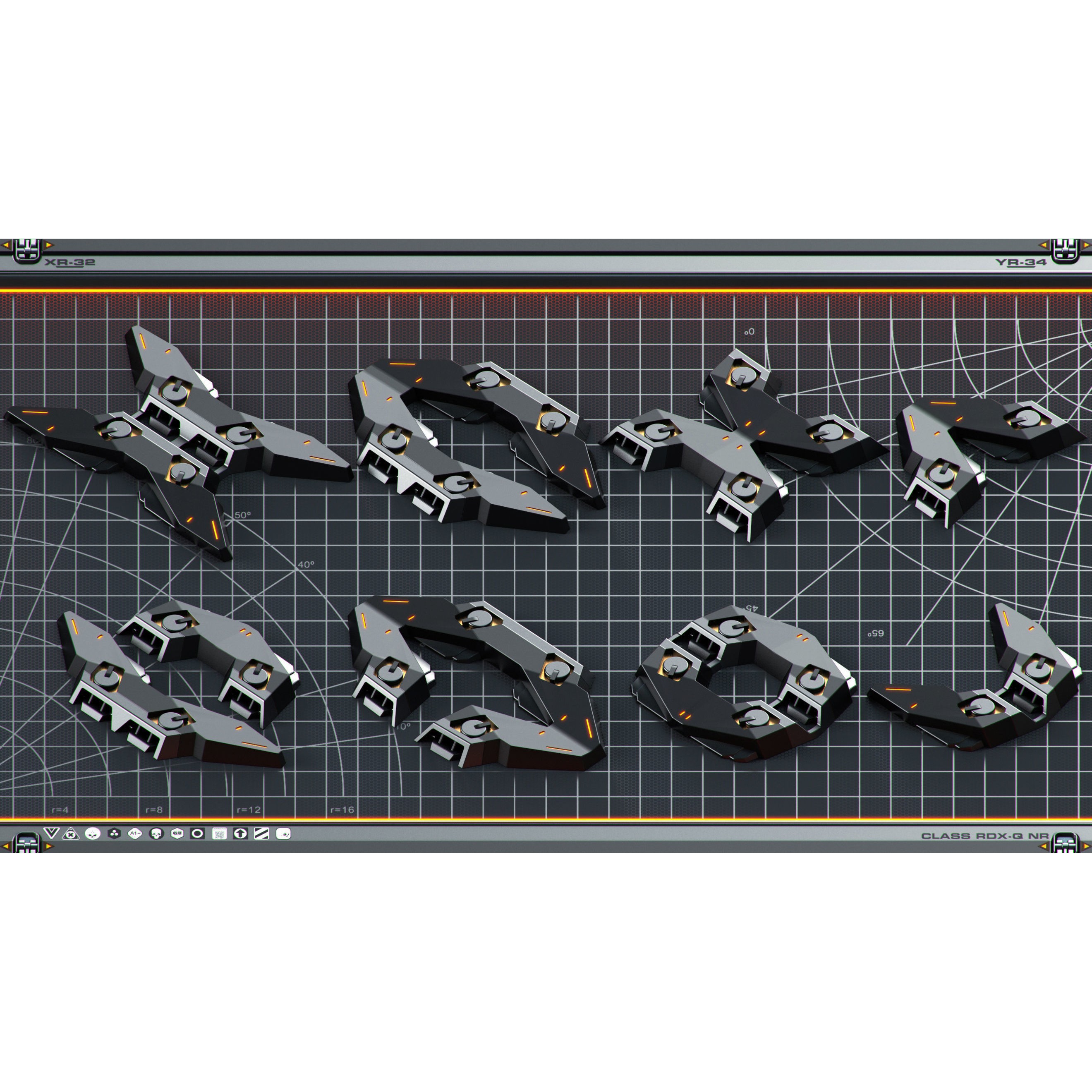 SPACESHIP Sci-Fi Hard Surface Kitbash - Game-Ready 3D Model - View 18