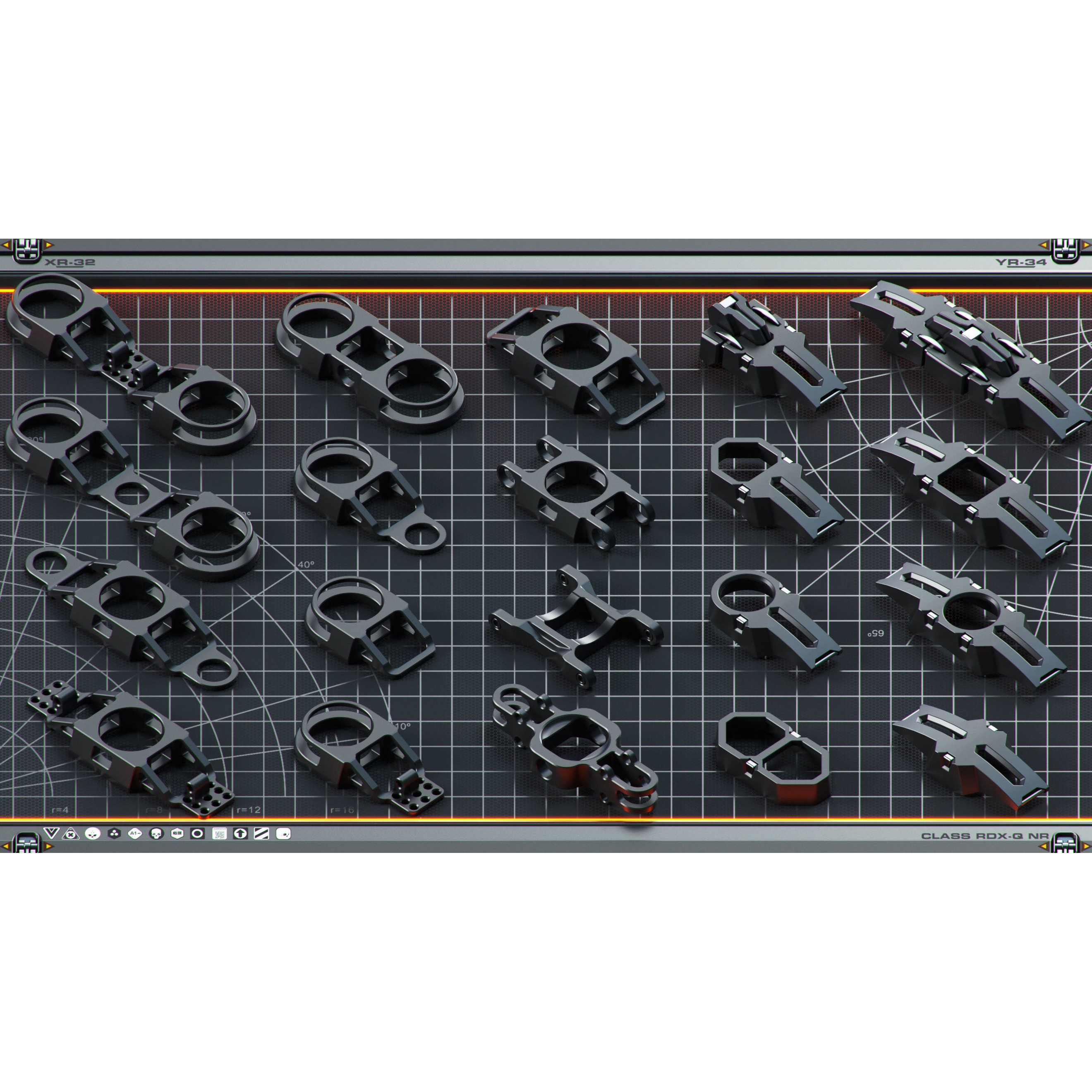 SPACESHIP Sci-Fi Hard Surface Kitbash - Game-Ready 3D Model - View 23