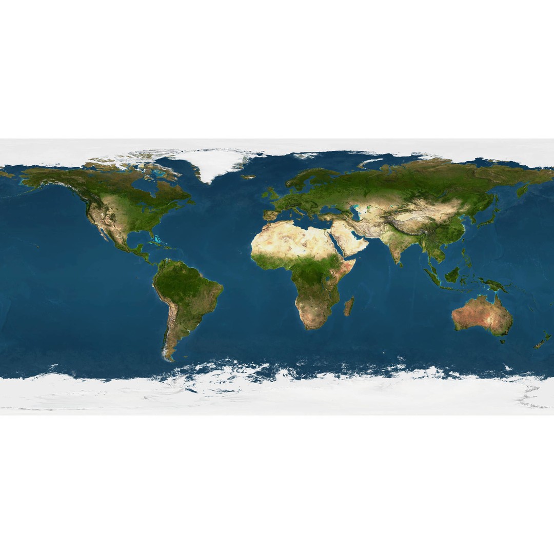 High Detail Earth Globe 3D Model – Realistic PBR Asset, OBJ, FBX