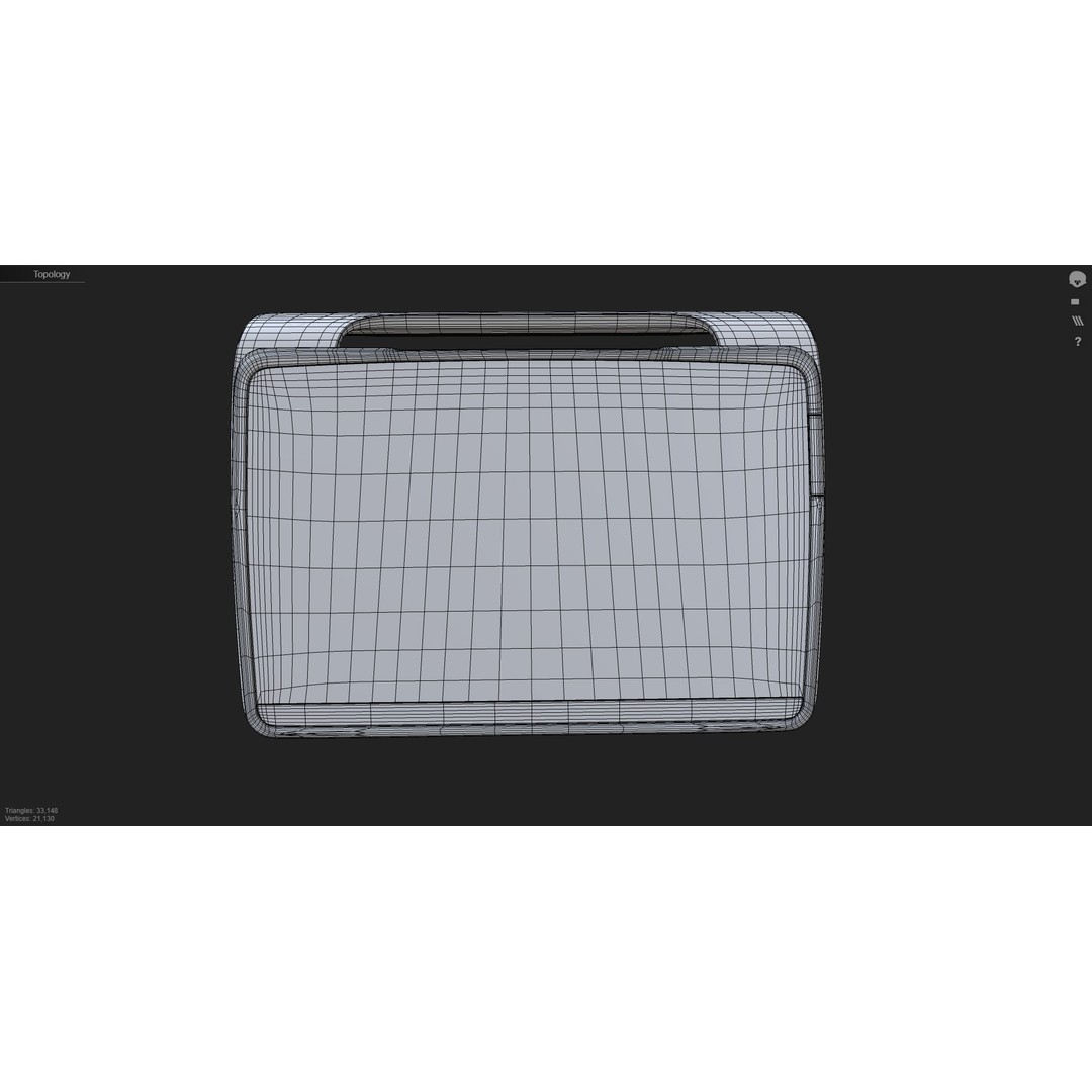 NidaPad Patient Monitor 3D Model – Low Poly Medical Equipment, FBX/OBJ