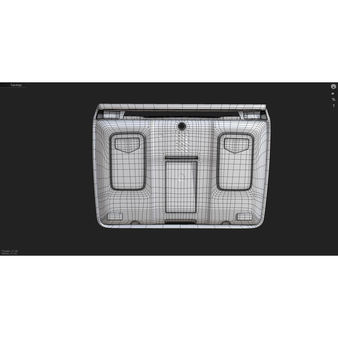 NidaPad Patient Monitor 3D Model – Low Poly Medical Equipment, FBX/OBJ - View 5