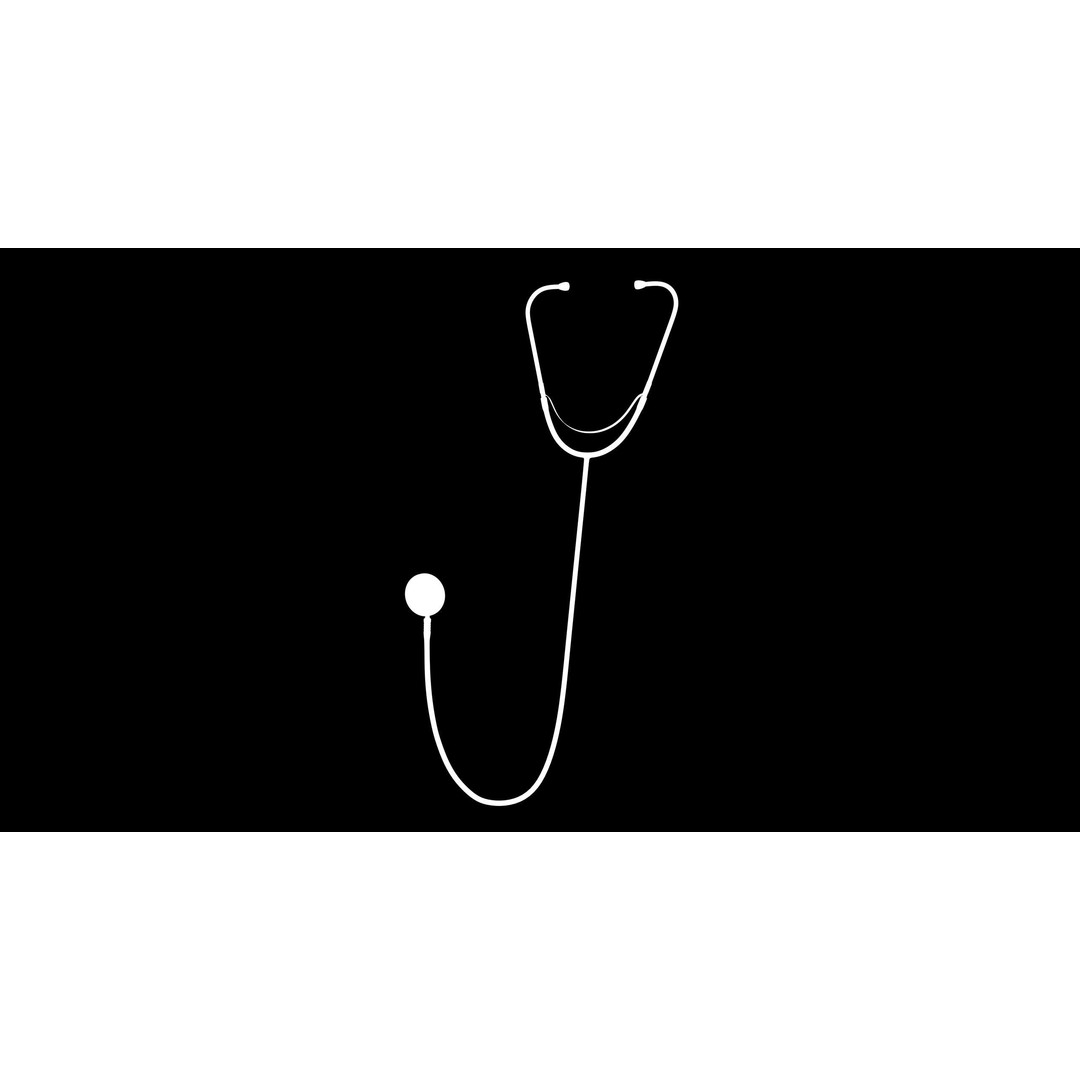 Stethoscope 3D Model – Low Poly Medical Device with PBR Textures - View 4