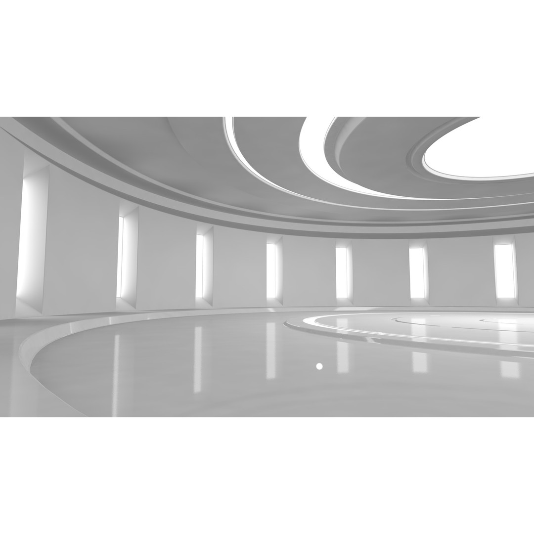 Sci-Fi Room 3D Model – High Poly Interior with PBR Textures, FBX, OBJ - View 3