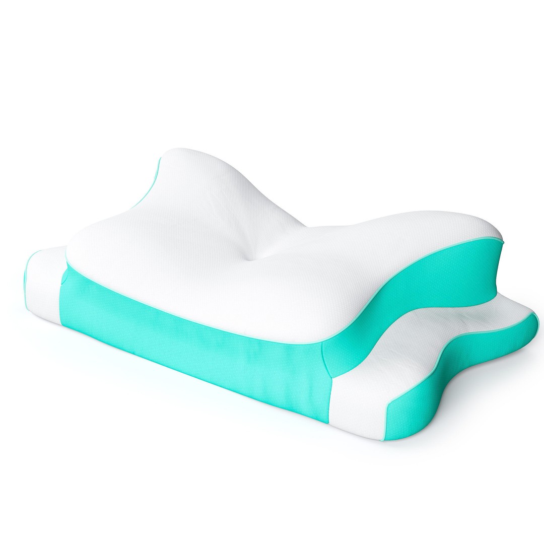Cervical Pillow 3D Model – Ergonomic Memory Foam Design, FBX, OBJ - View 5