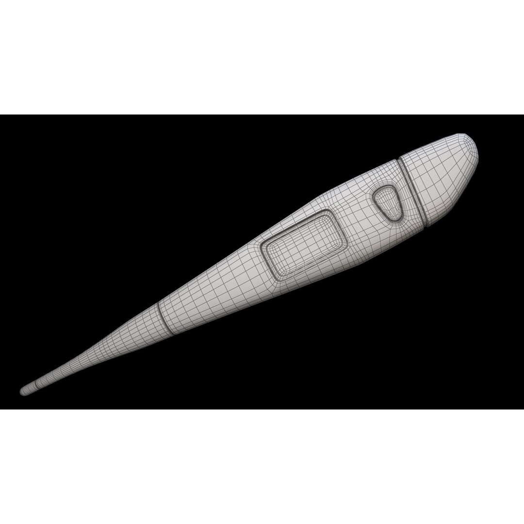ProMed Digital Thermometer 3D Model – High Poly PBR Asset for Medical Use