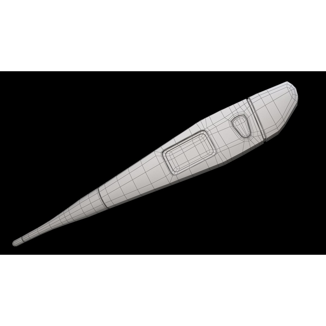 ProMed Digital Thermometer 3D Model – High Poly PBR Asset for Medical Use - View 11