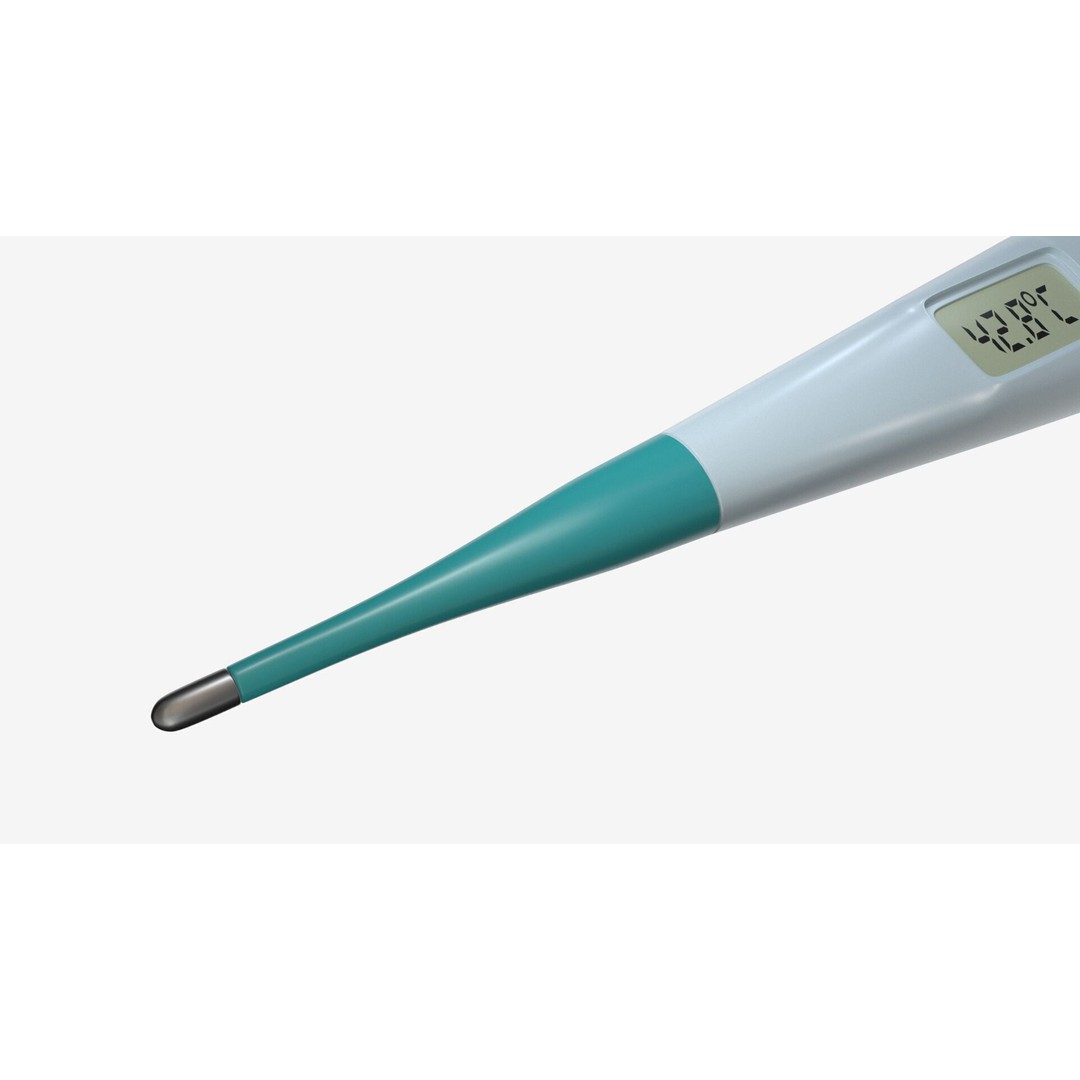 ProMed Digital Thermometer 3D Model – High Poly PBR Asset for Medical Use - View 6
