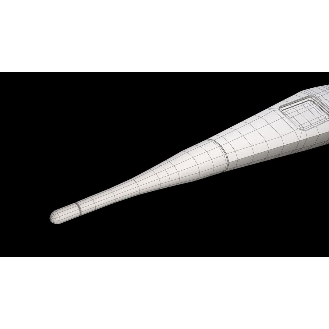ProMed Digital Thermometer 3D Model – High Poly PBR Asset for Medical Use - View 9