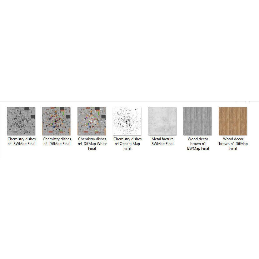 Chemistry Dishes 3D Model – High Poly Laboratory Assets, FBX